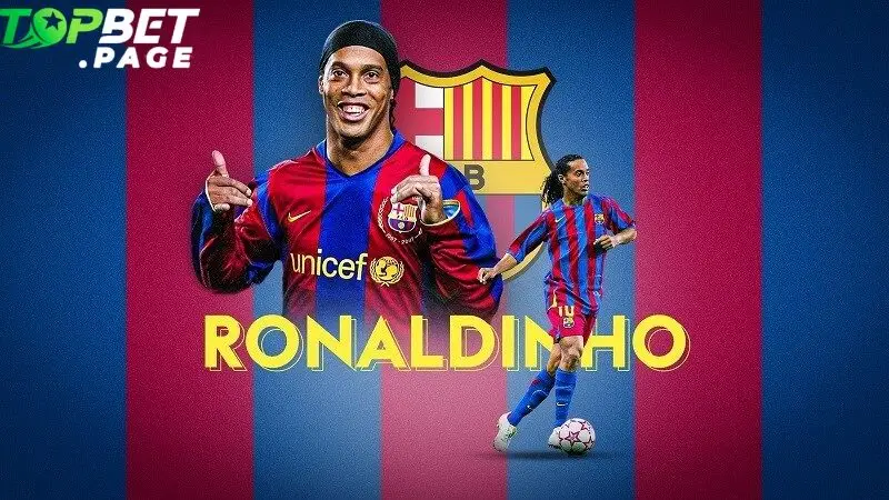 Thời gian đỉnh cao trong bóng đá của Ronaldinho khi khoác áo đội tuyển Barcelona